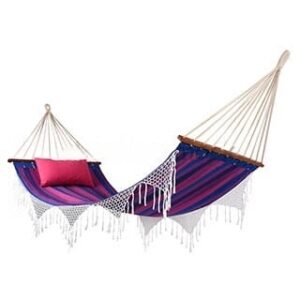 Cotton Striped Foldable Hammock
